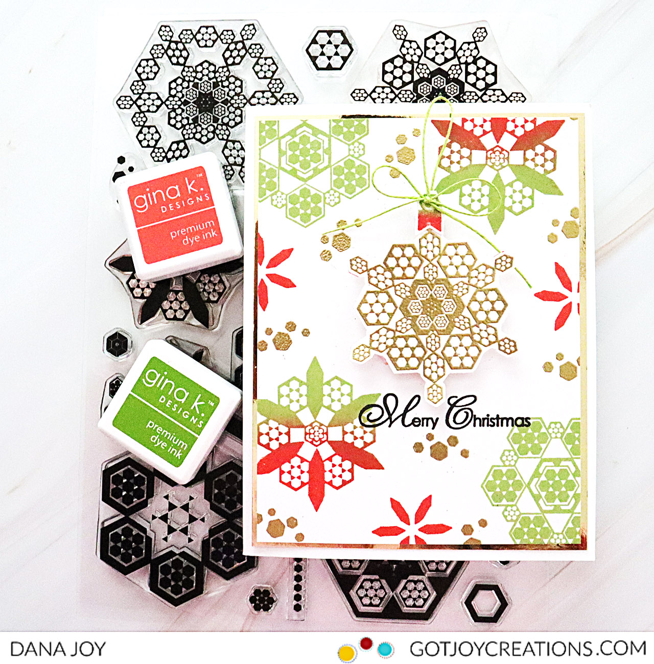 Gina K. Designs Holiday Hexagons and Sentimental Holiday - Got Joy Creations