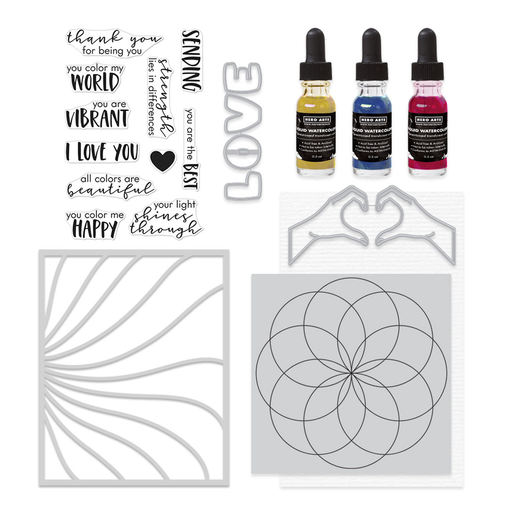 Hero Arts AF345 Dye Ink Pad-Intense Black